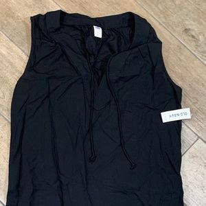 “NEW” Old Navy Light Weight V-Neck Black Tunic Top